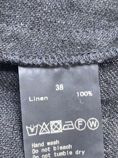 商品画像：ジャケット/38/リネン/BLK 4