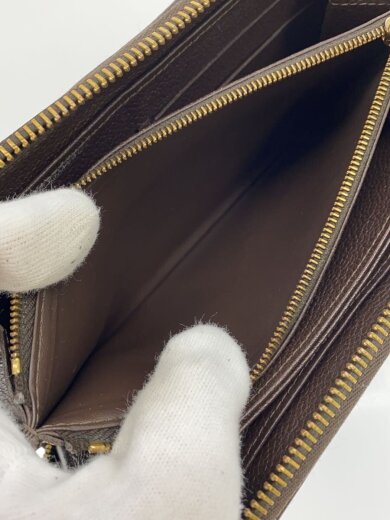 商品画像：ジッピー・ウォレット_モノグラム・アンプラント/レザー/BRW/レディース// 5