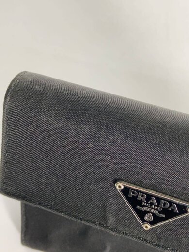 商品画像：2つ折り財布/ナイロン/BLK/無地/レディース 9