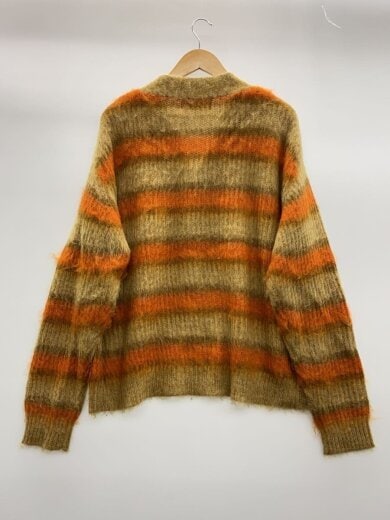 商品画像：MOHAIR BORDER KNIT CARDIGAN/モヘア/BRW/ボーダー/DC-WS21-KN-03// 2