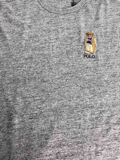 商品画像：クラシックPoloベアスラブジャージーTシャツ/Tシャツ/S/コットン/GRY 8