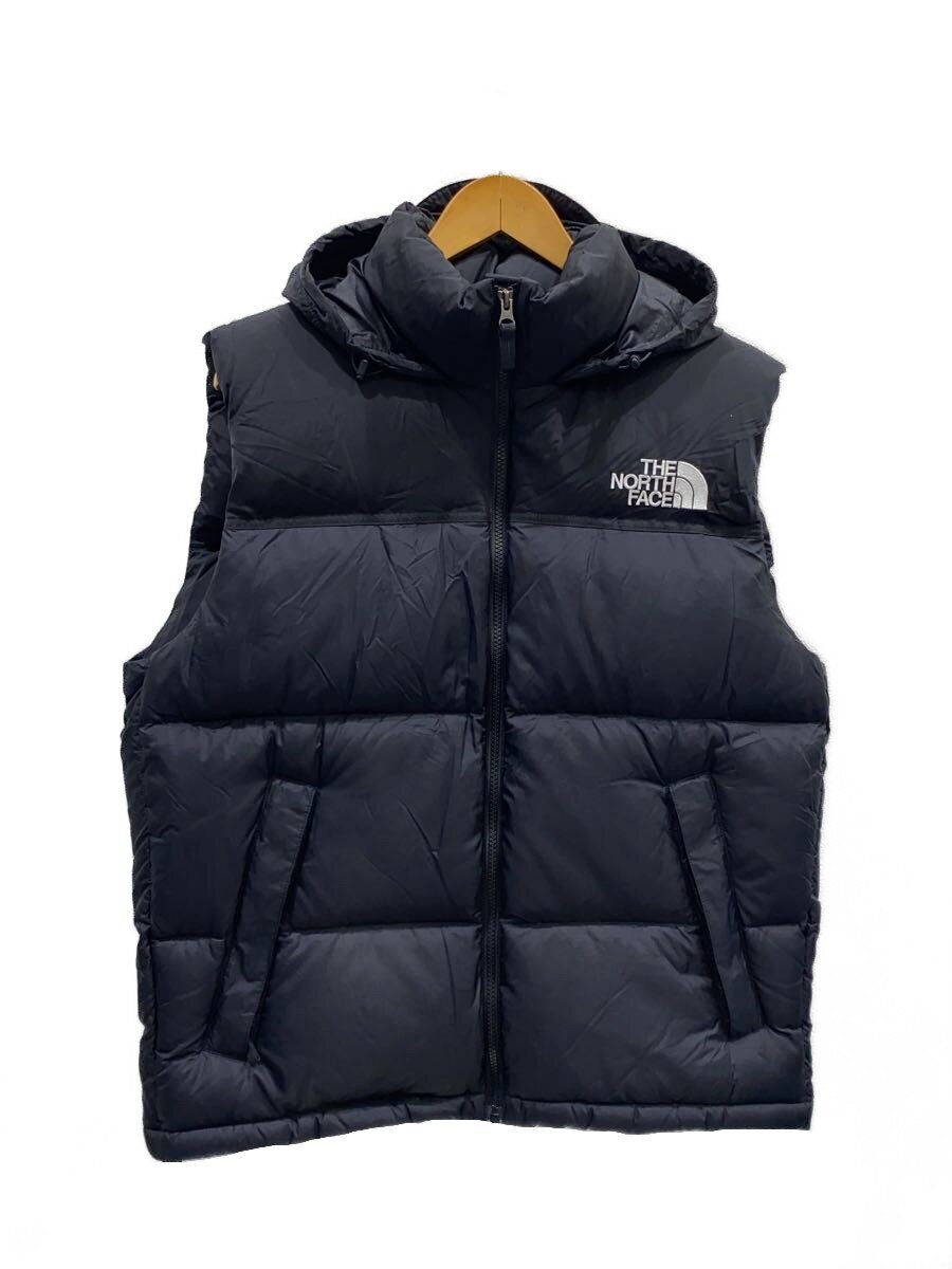 THE NORTH FACE / ダウンベスト/L/ナイロン/BLK/無地/ND92338