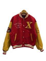 22AW/OG LOGO VARSITY JACKET/M/ウール/RED/101224021007