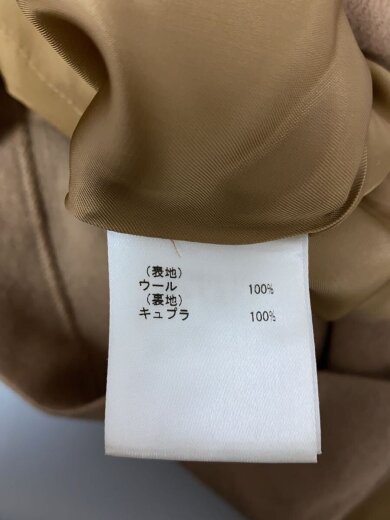 商品画像：コート/36/ウール/BEG/無地/0612 3761 5