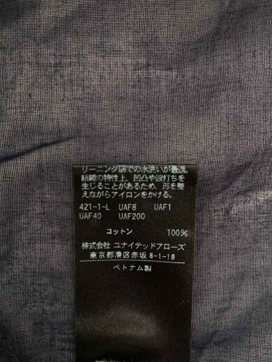 商品画像：テーラードジャケット/38/コットン/NVY/1522-144-2908 5