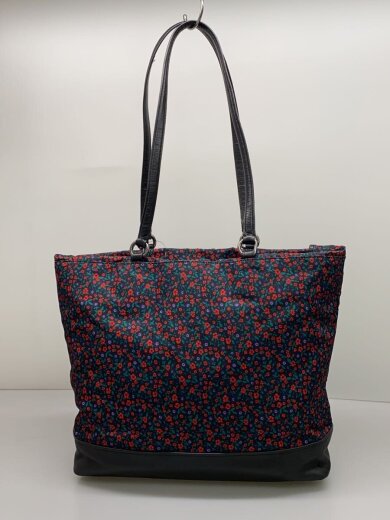 商品画像：トートバッグ/--/BLK/花柄/F59435 3