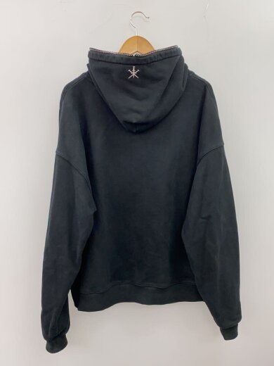 商品画像：ジップパーカー/XL/コットン/BLK/無地 2