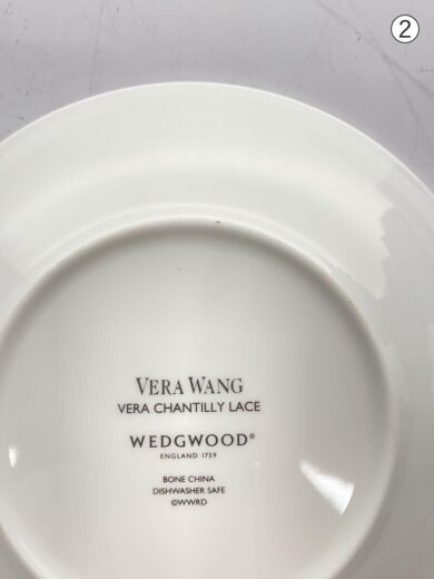 商品画像：グラス/2点セット/ vera wang/レースプラチナ 7