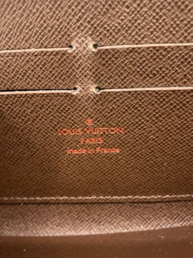 商品画像：1)ジッピー・ウォレット_ダミエ・エベヌ/PVC/BRW/メンズ 3