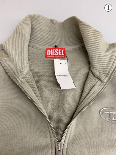 商品画像：ジップパーカー/S/コットン/GRY/無地/S-GINNI-ZIP-0D 6