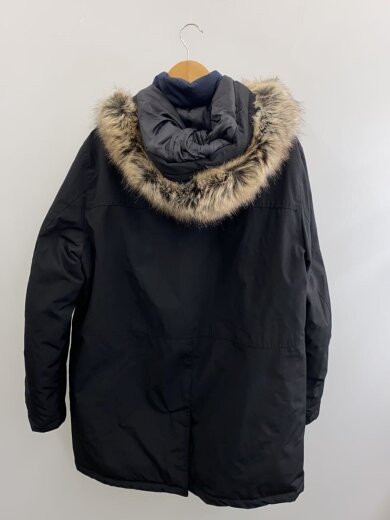 商品画像：ダウンジャケット/M/ポリエステル/BLK/無地/MC27350 2