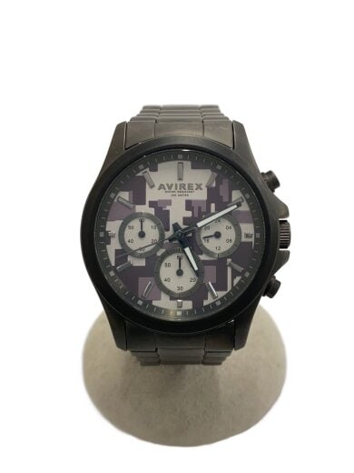 商品画像：腕時計/アナログ/ステンレス/マルチカラー/BLK/SS/AX011M 1