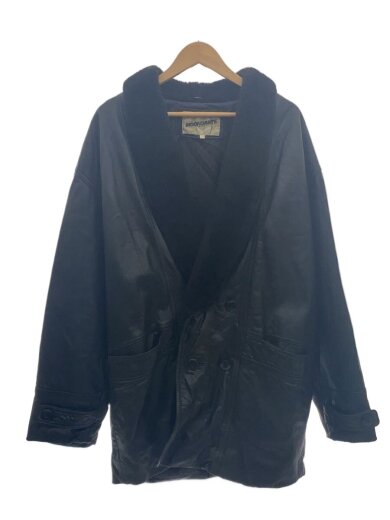 商品画像：MOONDANTE/レザージャケット・ブルゾン/M/羊革/BLK/無地 1