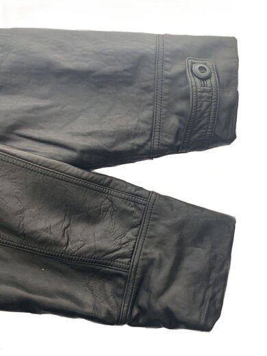 商品画像：MOONDANTE/レザージャケット・ブルゾン/M/羊革/BLK/無地 6