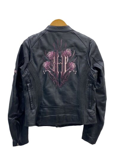 商品画像：CYCLE SEDUCTION/Purple Rose/レザージャケット・ブルゾン/M/レザー/BLK// 2