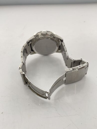 商品画像：ソーラー腕時計/アナログ/ステンレス/BLK/SLV/V175-0BJ0 4