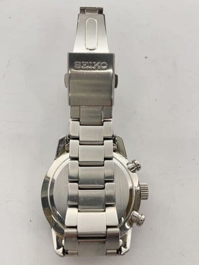 商品画像：ソーラー腕時計/アナログ/ステンレス/BLK/SLV/V175-0BJ0 5