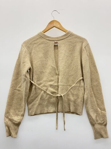 商品画像：24AW/広瀬すずコラボ/W FACE CENTER SLIT KNIT/1/ウール/BEG/17106-22 2