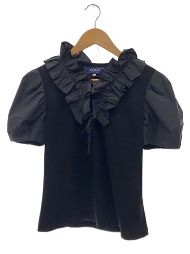 商品画像：半袖ブラウス/38/コットン/BLK/yb-215312// 1