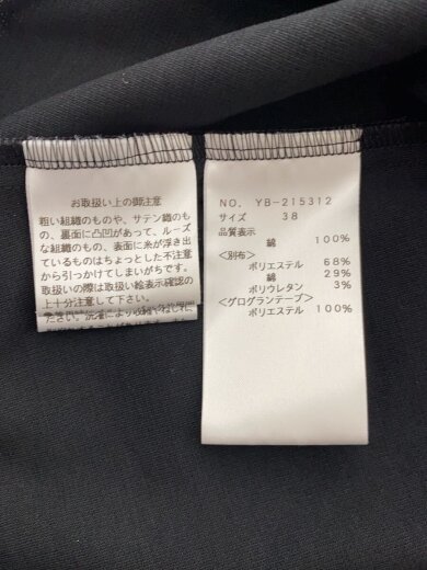 商品画像：半袖ブラウス/38/コットン/BLK/yb-215312// 4