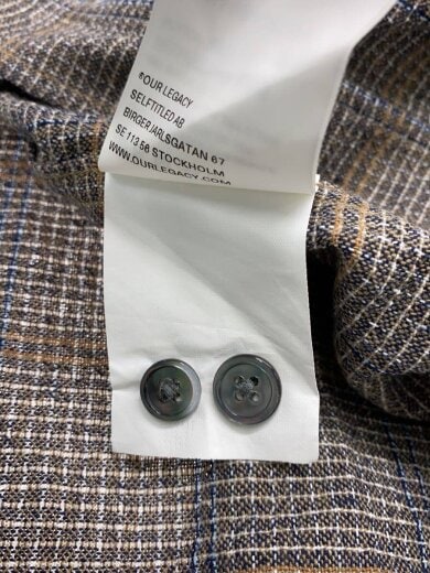 商品画像：長袖シャツ/--/コットン/GRY/チェック/m2232bgb/borrowed bd shirt 6