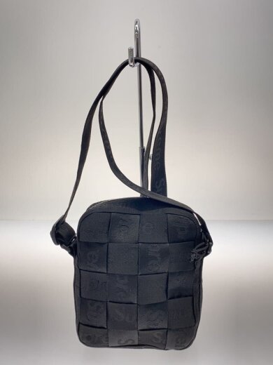 商品画像：23SS/Woven Shoulder Bag/ショルダーバッグ/BLK/無地 3