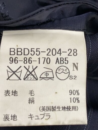 商品画像：セットアップ/--/ウール/NVY/ストライプ/BBD55-204-28 4