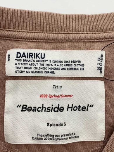 商品画像：Tシャツ/--/コットン/PNK/20ss c-2 3