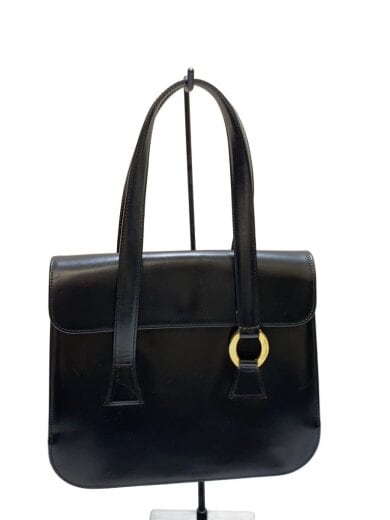 商品画像：ショルダーバッグ/レザー/BLK/無地 1