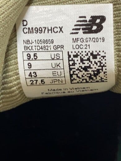 商品画像：997H Cordura/ローカットスニーカー/27.5cm/KHK/CM997HCX 5