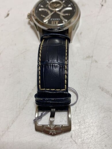 画像：NICOLE自動巻腕時計/アナログ/レザー/BLK/N90028