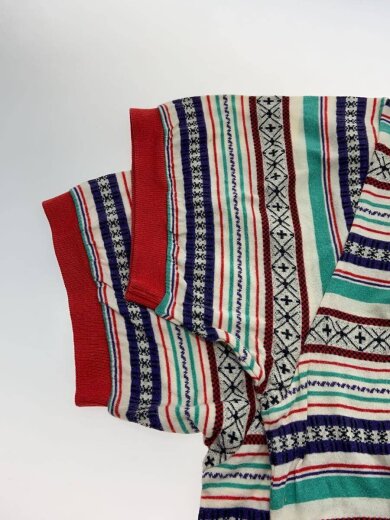 商品画像：ポロシャツ/L/コットン/マルチカラー/総柄/AD-2410 5