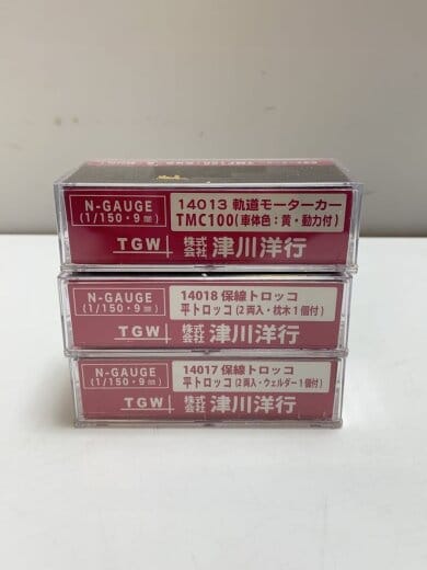 商品画像：津川洋行/起動モーターカー/TMC100/平トロッコ/ウェルダー1個/枕木1個/ミニカー// 2