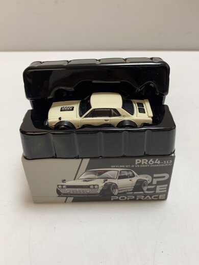 商品画像：POP RACE/2台セット/1/64 SKYLINE GT-R V8 DRIFT HAKOSUKA// 2