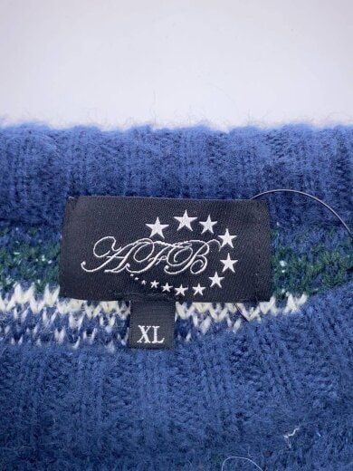 商品画像：ニット・セーター(薄手)/XL/アクリル/マルチカラー/ボーダー 3