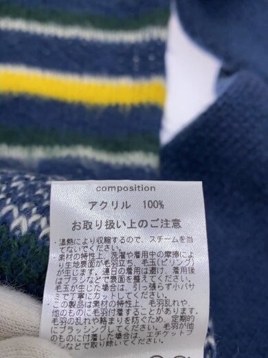 商品画像：ニット・セーター(薄手)/XL/アクリル/マルチカラー/ボーダー 4
