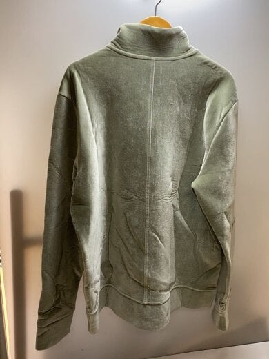 商品画像：×Han Kjobenhavn/ハーフジップベロアスウェット/XL/ポリエステル/BLK/574021 2