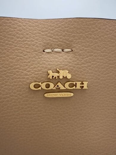 商品画像：ショルダーバッグ/フェイクレザー/BEG/無地/E2239-CA177 5