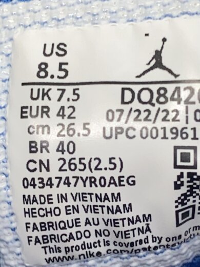 商品画像：AIR JORDAN 1 MID_エアジョーダン 1 ミッド/26.5cm/BLU 5