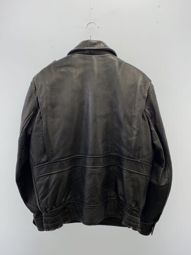 商品画像：レザージャケット・ブルゾン/LL/レザー/BLK 2