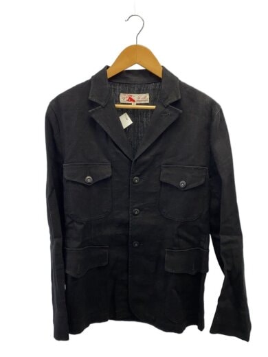 商品画像：J.B　VETEMENTS DE TRAVAIL/テーラードジャケット/M/リネン/BLK 1