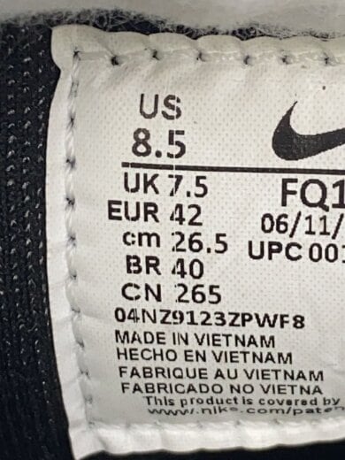 画像：NIKEローカットスニーカー_FQ1356-001/26.5cm/BLK5