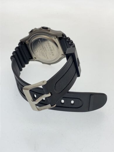 商品画像：クォーツ腕時計/デジタル/ラバー/BLK/BLK/SS/TW5M54300// 4