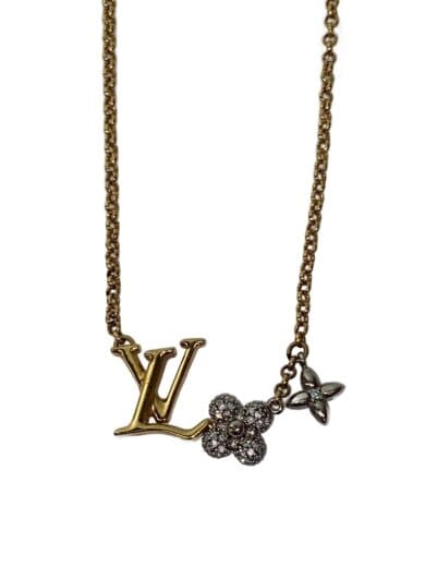 商品画像：ネックレス/--/GLD/トップ有/レディース/M01265// 1