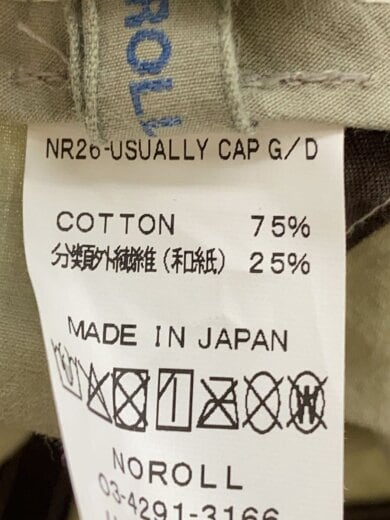 商品画像：キャップ/--/コットン/KHK/無地/メンズ/NR-26USUALLY CAP 6