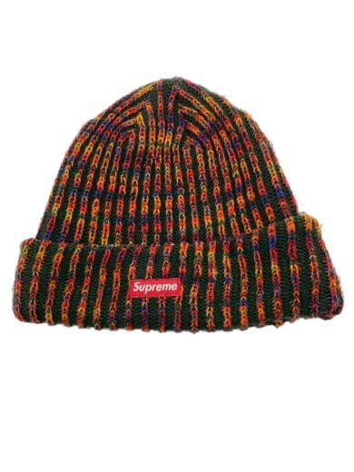 商品画像：ニットキャップ/--/アクリル/マルチカラー/メンズ24AW/Rainbow Loose Gauge/ 1