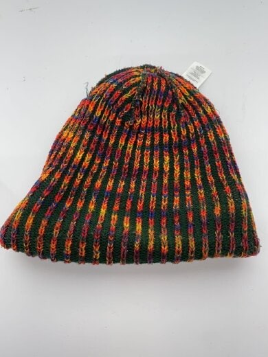 商品画像：ニットキャップ/--/アクリル/マルチカラー/メンズ24AW/Rainbow Loose Gauge/ 3
