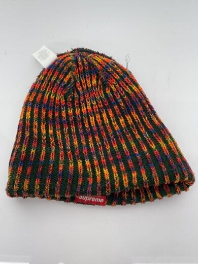 商品画像：ニットキャップ/--/アクリル/マルチカラー/メンズ24AW/Rainbow Loose Gauge/ 4