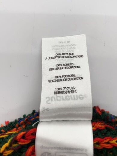 商品画像：ニットキャップ/--/アクリル/マルチカラー/メンズ24AW/Rainbow Loose Gauge/ 7