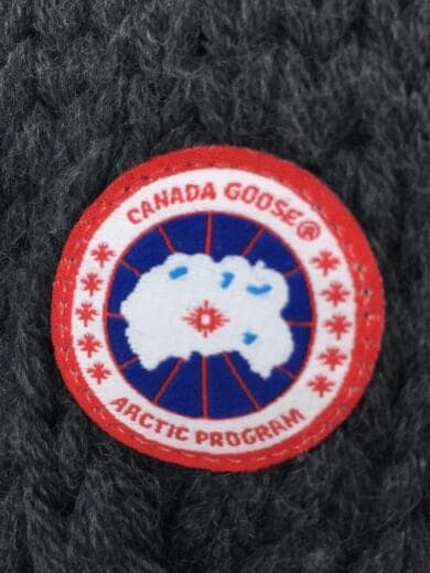 画像：CANADA GOOSEマフラー/ウール/GRY/メンズ2